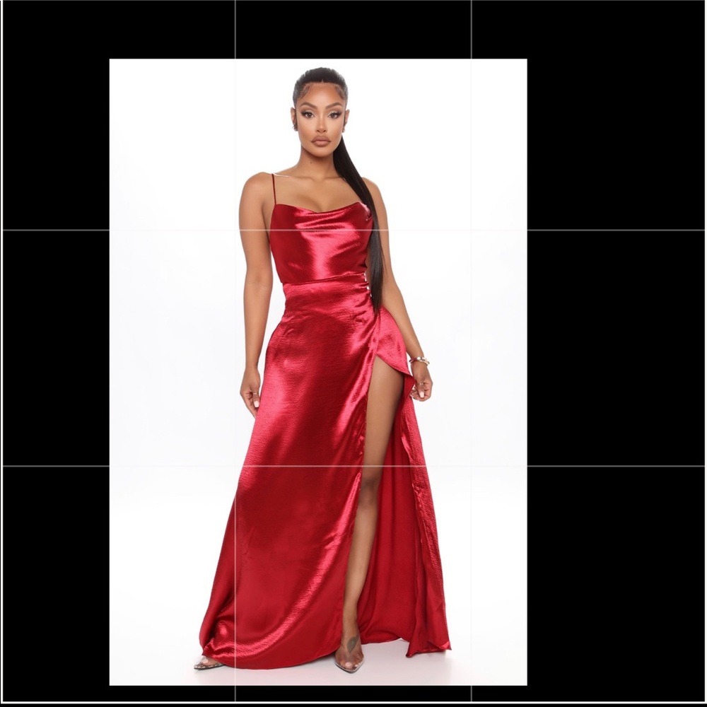 Satin Maxi Dress